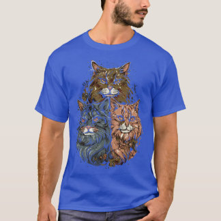 メーンクーンキャット集団解放 Tシャツ