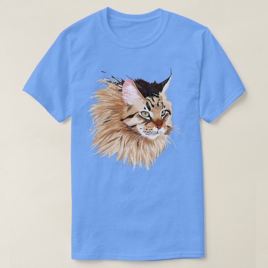メーンクーンキャット2 Tシャツ (デザイン正面)