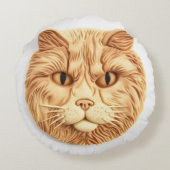 メーンクーンキャット3D インスパイア ラウンドクッション (裏面)