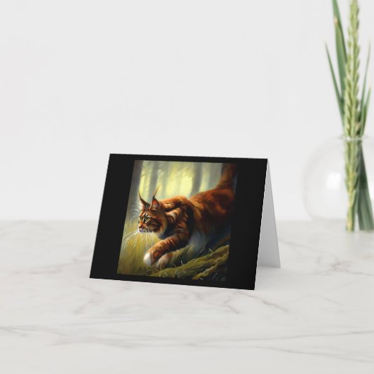 メーンクーンキャット カード (正面)