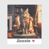 メーンクーンキャット シール (シート)