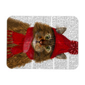 メーンクーンキャット マグネット (横)