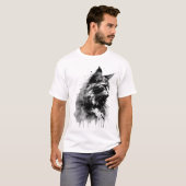 メーンクーンキャットTシャツ Tシャツ (正面フル)