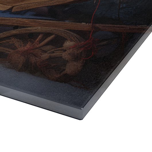 メーンクーンスノースイスレイクリスマスデコール カッティングボード (角)