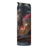 メーンクーンスノースイスレイクリスマスデコール タンブラー (回転右)