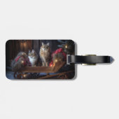 メーンクーンスノースイスレイクリスマスデコール ラゲッジタグ (裏面横)