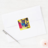 メーンクーンライターキャット スクエアシール (封筒)