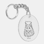 メーンクーン キーホルダー (正面左)