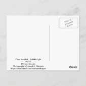 メーンケープネディックヌブルライト ポストカード (裏面)