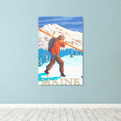 メーンスキア運ズスキー キャンバスプリント (インサイチュ (ウッドフロア))