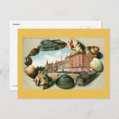 メーンセントアズベリーパークニュージャージーヴィンテージ ポストカード (正面/裏面)