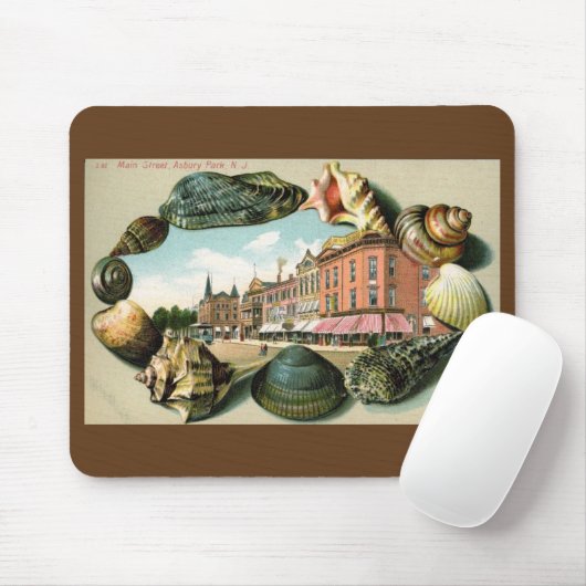メーンセントアズベリーパークニュージャージーヴィンテージ マウスパッド (マウス)