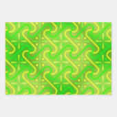 メーンダー、タイダイとアレッポエジプト ラッピングペーパーシート (正面3)