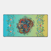 メーンディグリーンフローラアート、無限の輝き デスクマット (正面)