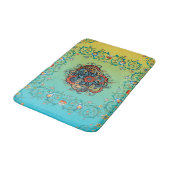 メーンディグリーンフローラアート、無限の輝き バスマット (アングル)