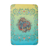 メーンディグリーンフローラアート、無限の輝き バスマット (正面縦)