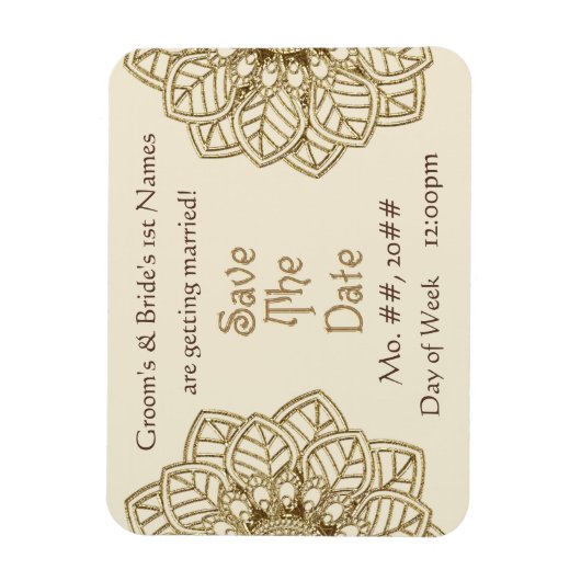 メーンディレース(日付マグネットを保存) マグネット (縦)