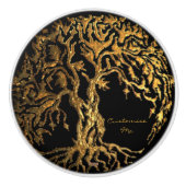 メーンディ・ツリー・オブ・ライフ(Henna) セラミックノブ (正面)