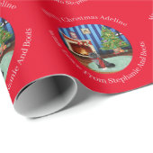 メーンパーソナライズされたクーンキティ猫 ラッピングペーパー (ロールコーナー)