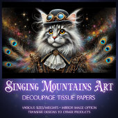 メーンビクトリアンコーンマジカルステームパンクデクページ 薄葉紙