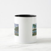 メーンビューオブスクアウ山とモーセヘッド湖 マグカップ (中央)