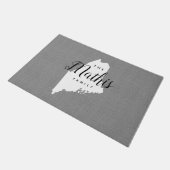 メーンファミリーモノグラム州ドormat ドアマット (アングル)