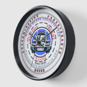 メーンブラッシュ物流時計 壁時計 (傾斜)