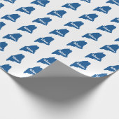 メーンブルー州 ラッピングペーパー (角)