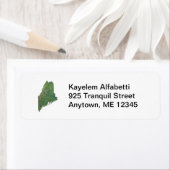 メーンマップ差出人住所ラベル ラベル (インサイチュ)