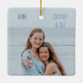 メーンライトハウスファミリーフォトセラミックオーナメント セラミックオーナメント (裏面)