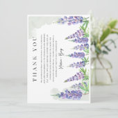 メーンルパンの結婚式の日付を保存 サンキューカード (スタンド正面)