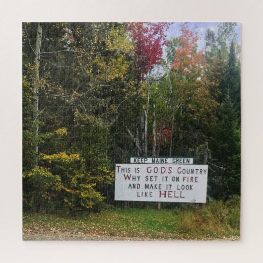 メーン保グリーン ジグソーパズル (縦)