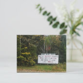 メーン保グリーン ポストカード (スタンド正面)