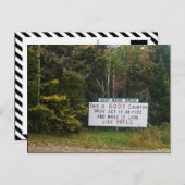 メーン保グリーン ポストカード (正面/裏面)