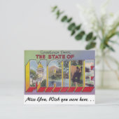 メーン州からの挨拶 ポストカード (スタンド正面)