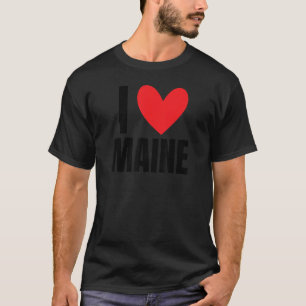 メーン州のロブスター ポートランド ルイソン バンゴール パイン Tシャツ