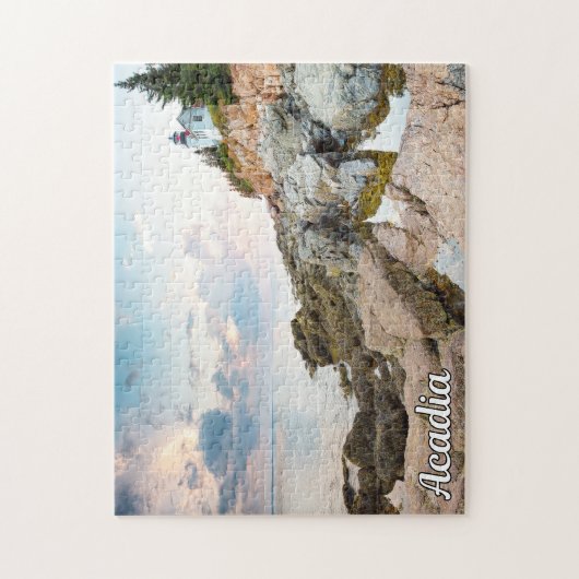 メーン州アカディア国立公園統一された州 ジグソーパズル (縦)