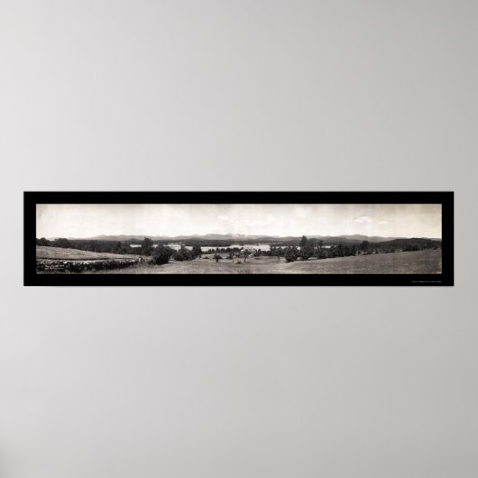 メーン州ケザール湖の写真1910 ポスター (正面)