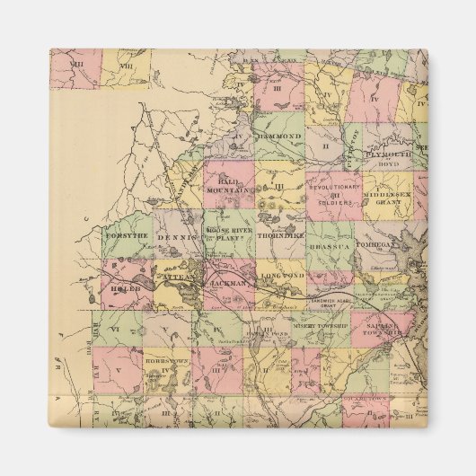 メーン州サマーセット マグネット (正面)