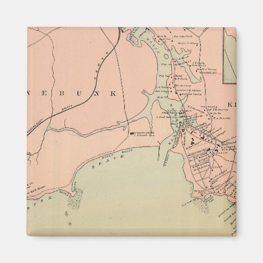 メーン州，ケネブンクポート，アランデル岬 マグネット (正面)