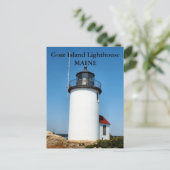 メーン州 ゴート島灯台 ポストカード (スタンド正面)