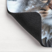 メーン霜の降りたクーンキャット マウスパッド (コーナー)