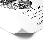 メーン・クーン結婚ネコの看板ドリンク看板 ポスター (角)