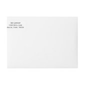 メー王室のル ラップアラウンドラベル (正面)