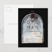 メー素朴ルボックスポートレート インビテーションポストカード (正面/裏面)