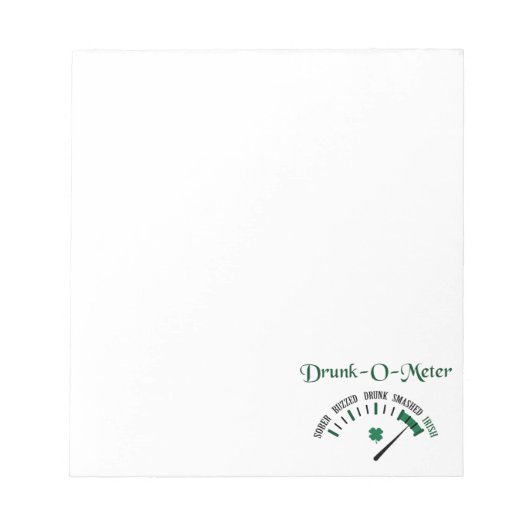 メー飲トル ノートパッド (正面)