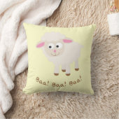 メー！メー！メー！ かわいい子羊 クッション (ブランケット)