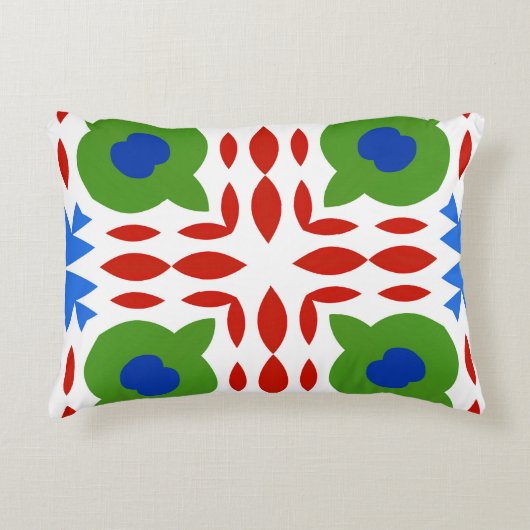 メ伝統的華美キシカンタラベラ手描き アクセントクッション (正面)