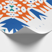 メ伝統的華美キシカンタラベラ手描き ラッピングペーパー (角)