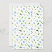 メ忘れノートデイジーブライダルシャワー 招待状 (裏面)